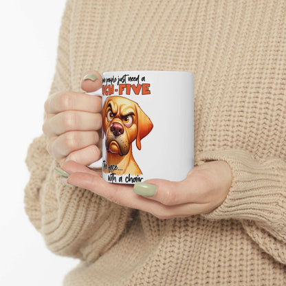 Humorous Dog Lover Ceramic Mug - Perfect Gift for Pet Owners - Purrfect Pet Haven