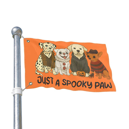 Halloween Dog Garden Flag - Spooky Pet Lover Outdoor Decoration - Purrfect Pet Haven