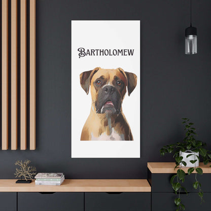 PAW-sonalized White Canvas Print | Upload Photo~Choose size - Purrfect Pet Haven
