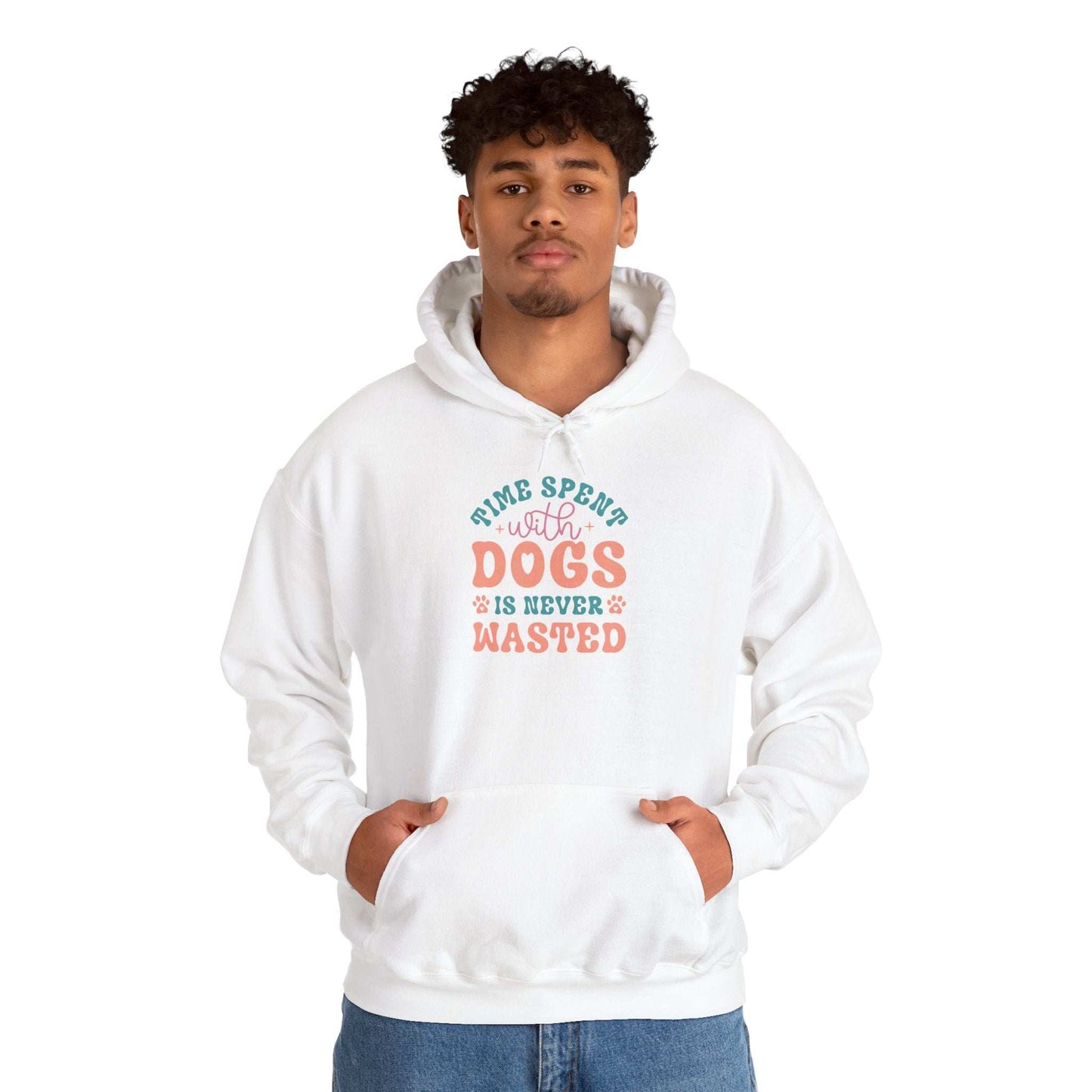 Time Spent with Dogs Hoodie - Perfect for Dog Lovers | Purrfect Pet Haven