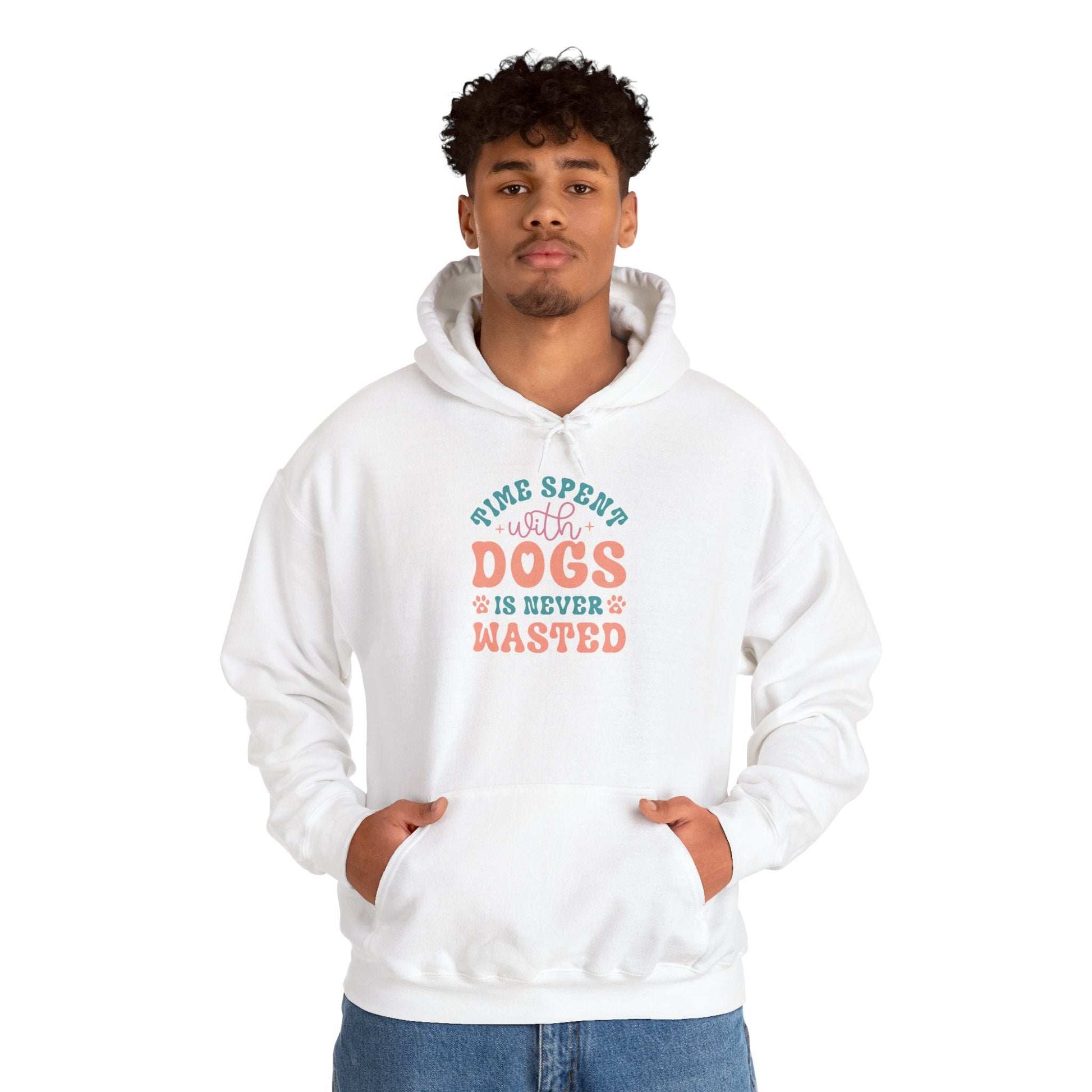 Time Spent with Dogs Hoodie - Perfect for Dog Lovers | Purrfect Pet Haven
