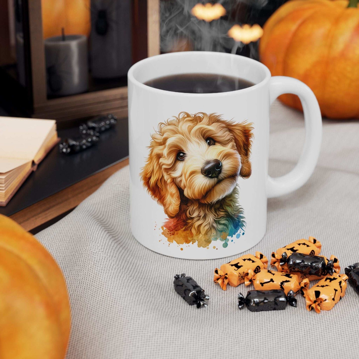 Cute Goldendoodle Dog Lovers Ceramic Mug - 11oz & 15oz - Perfect Gift for Doodle Owners - Purrfect Pet Haven