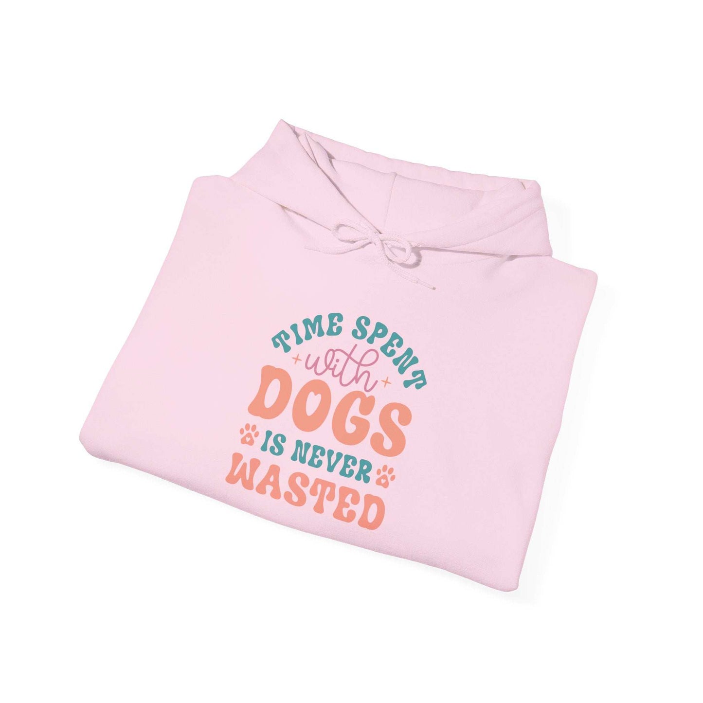 Time Spent with Dogs Hoodie - Perfect for Dog Lovers | Purrfect Pet Haven