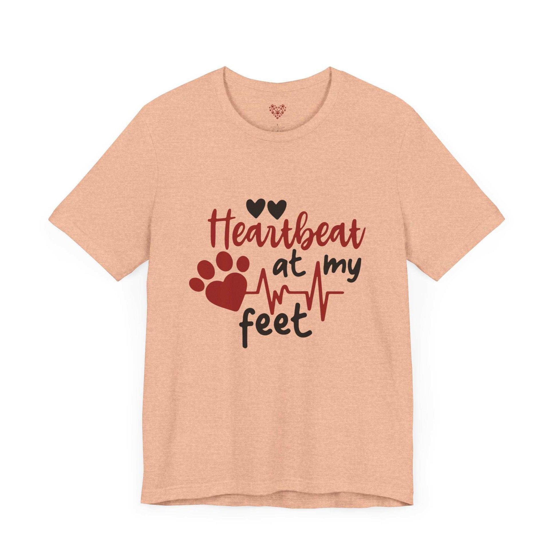 Heartbeat at my Feet - Unisex Tee - Purrfect Pet Haven