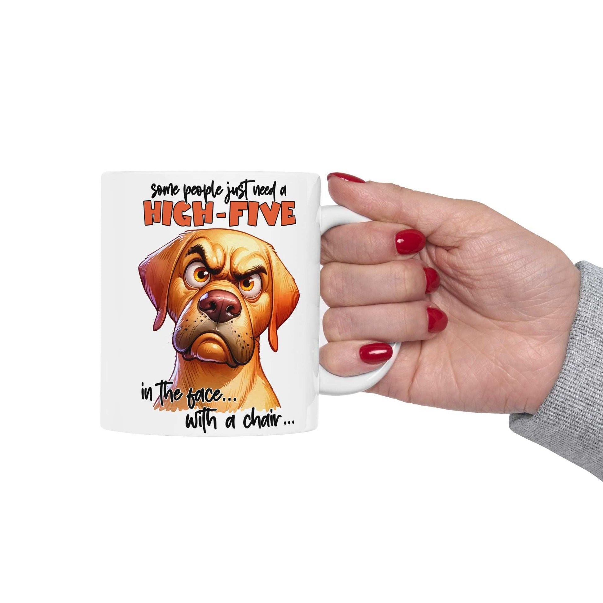 Humorous Dog Lover Ceramic Mug - Perfect Gift for Pet Owners - Purrfect Pet Haven