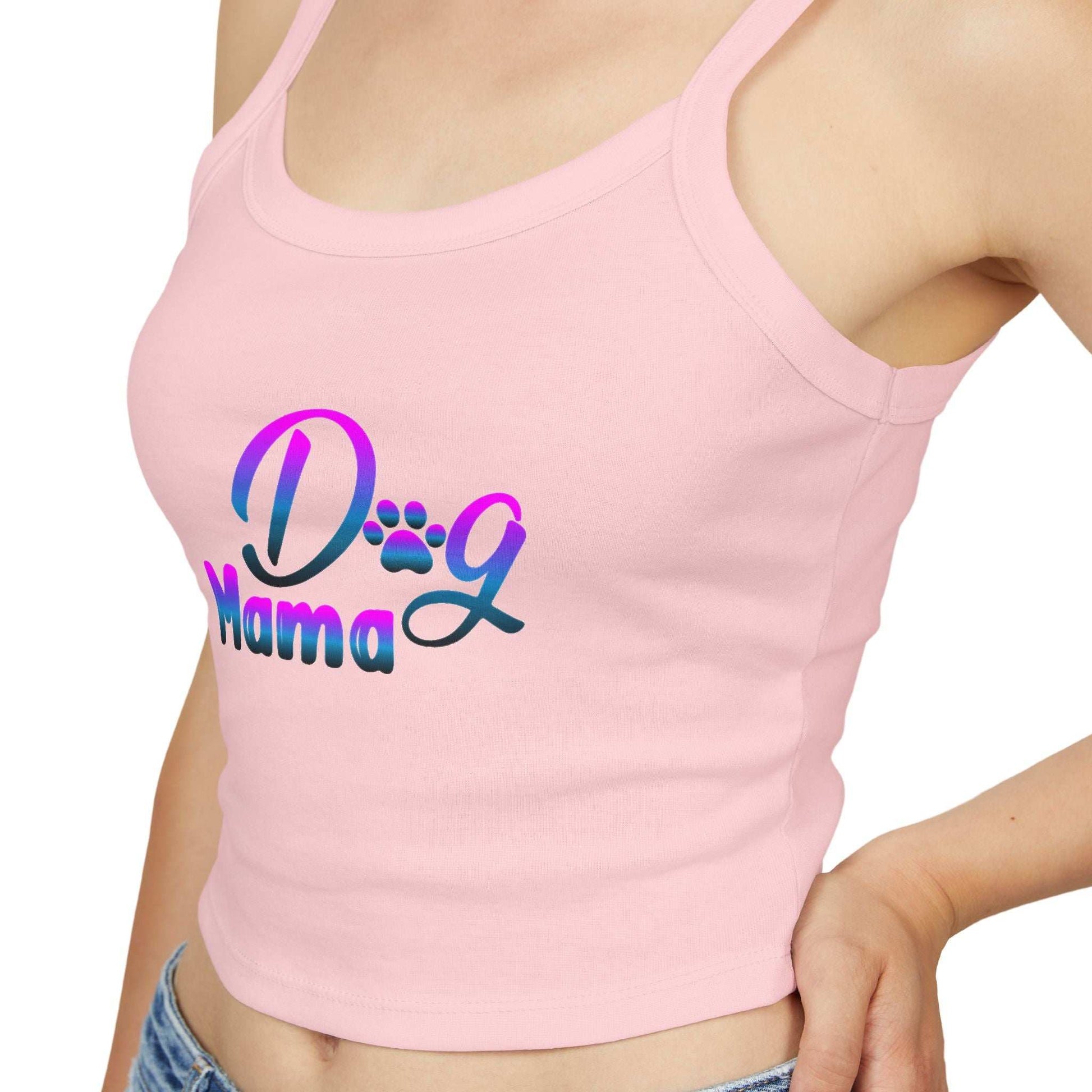 Dog Mama - Spaghetti Strap Tank Top - Purrfect Pet Haven