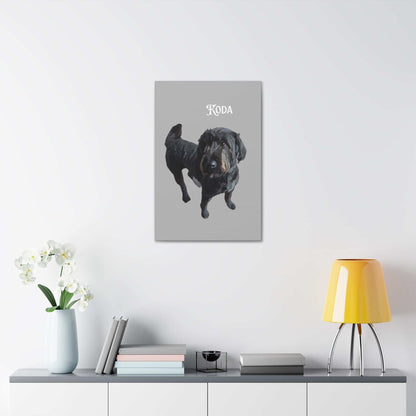 PAW-sonalized Light Grey Canvas Print | Upload Photo~Choose size - Purrfect Pet Haven