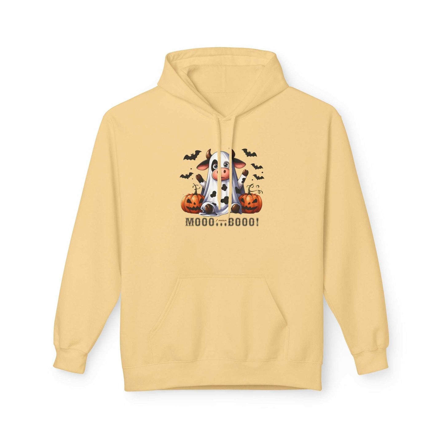Mooo Cow Hoodie - Soft Fleece Unisex Sweatshirt - Purrfect Pet Haven