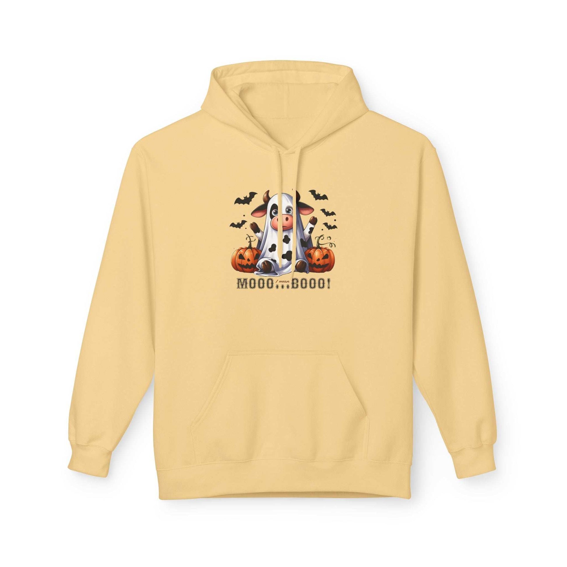 Mooo Cow Hoodie - Soft Fleece Unisex Sweatshirt - Purrfect Pet Haven