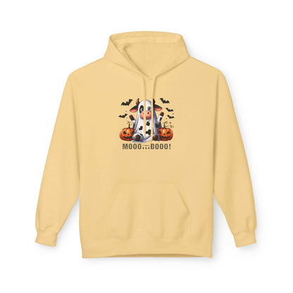 Mooo Cow Hoodie - Soft Fleece Unisex Sweatshirt - Purrfect Pet Haven