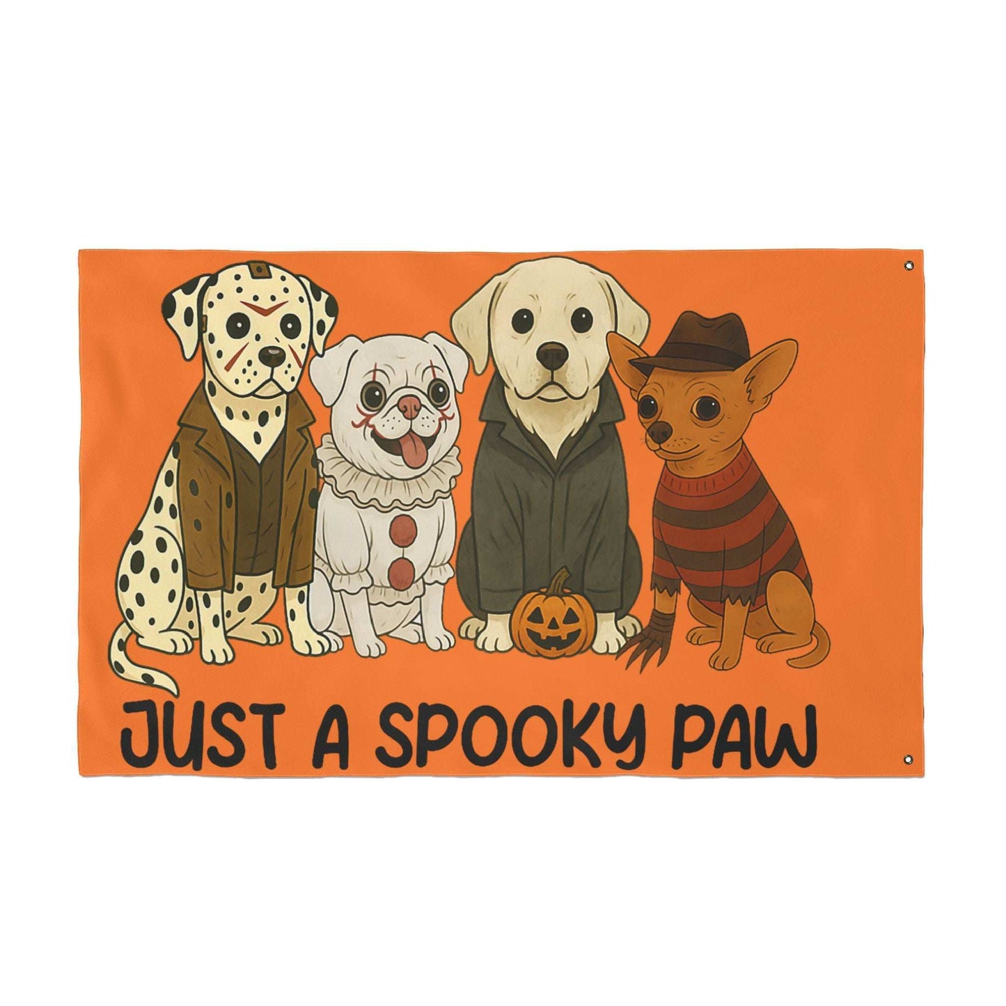 Halloween Dog Garden Flag - Spooky Pet Lover Outdoor Decoration - Purrfect Pet Haven