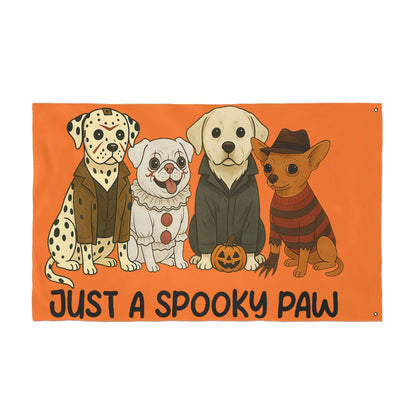 Halloween Dog Garden Flag - Spooky Pet Lover Outdoor Decoration - Purrfect Pet Haven