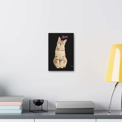 PAW-sonalized Black Canvas Print | Upload Photo~Choose size - Purrfect Pet Haven