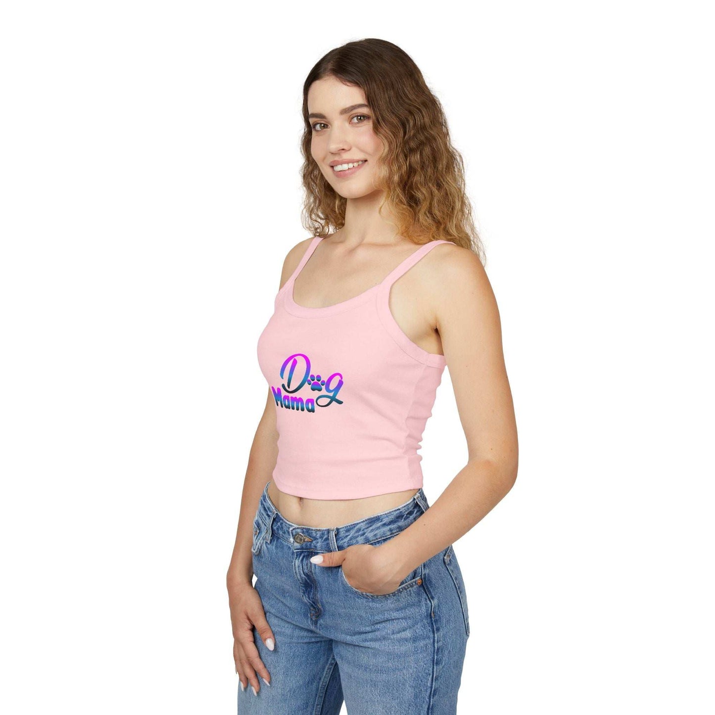 Dog Mama - Spaghetti Strap Tank Top - Purrfect Pet Haven