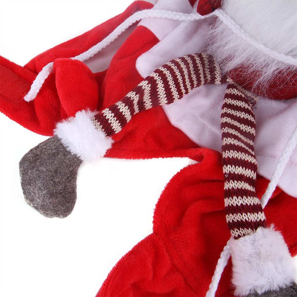 Christmas Santa Pet Outfit - Holiday Riding Style Dog Costume - Purrfect Pet Haven