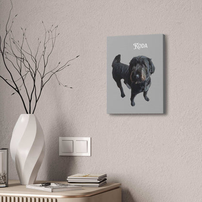 PAW-sonalized Light Grey Canvas Print | Upload Photo~Choose size - Purrfect Pet Haven