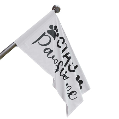Paw Print Flag - Stay Pawsitive Home Decor - Purrfect Pet Haven