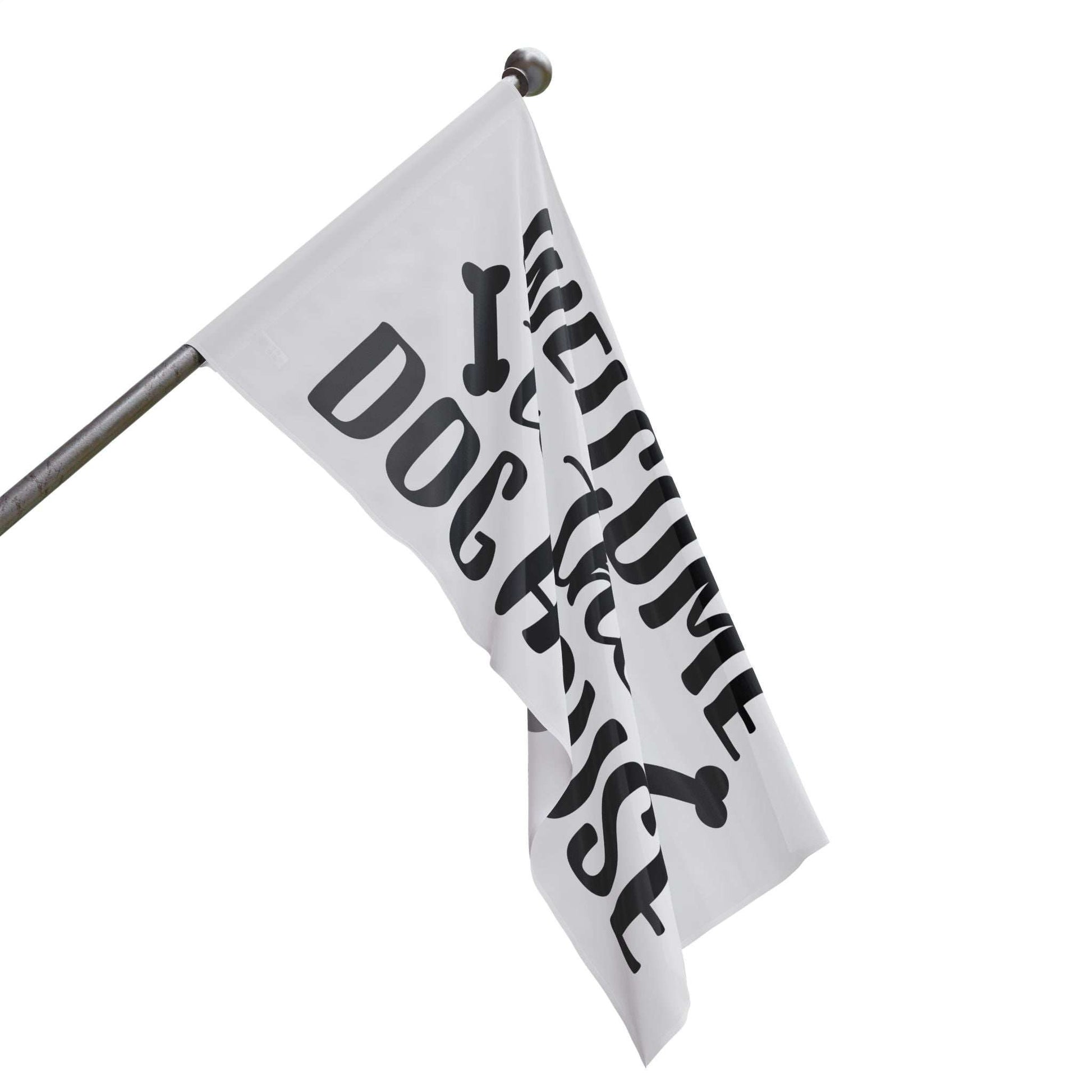 Welcome to the Dog House Flag - Dog Lover Outdoor Decor - Purrfect Pet Haven