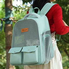 Pastel Color Breathable Large Capacity Foldable Pet Bag Backpack - Purrfect Pet Haven