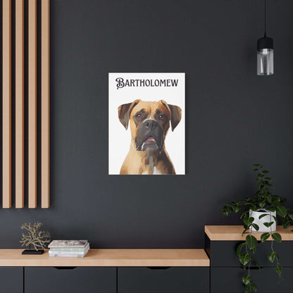 PAW-sonalized White Canvas Print | Upload Photo~Choose size - Purrfect Pet Haven
