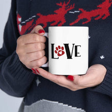 Love Ceramic Mug - 11oz & 15oz - Perfect Gift for All Dog Lovers - Purrfect Pet Haven
