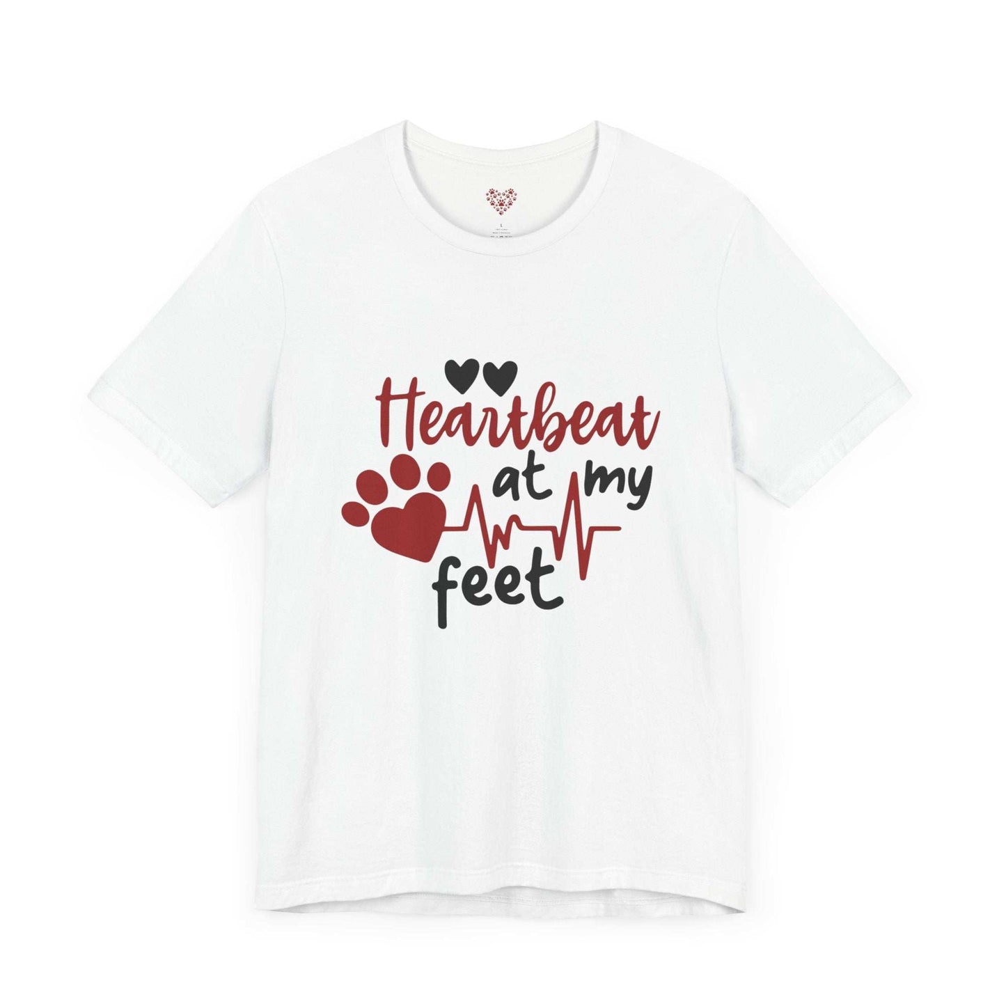 Heartbeat at my Feet - Unisex Tee - Purrfect Pet Haven