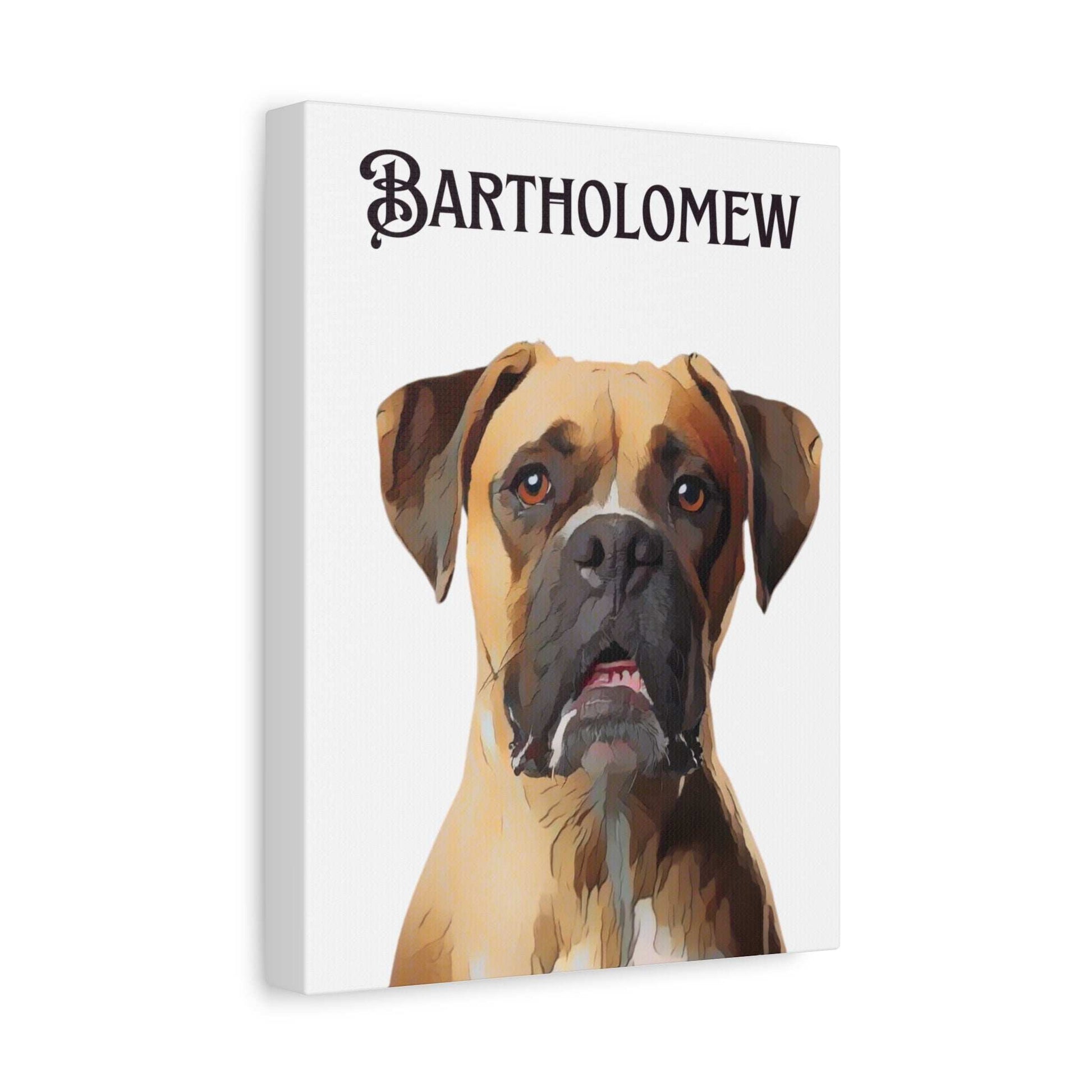 PAW-sonalized White Canvas Print | Upload Photo~Choose size - Purrfect Pet Haven