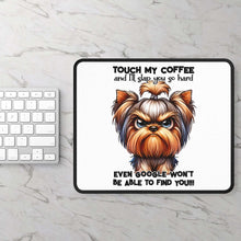 Funny Coffee-Themed Gaming Mouse Pad - Touch My Coffee & I'll Slap You - Purrfect Pet Haven