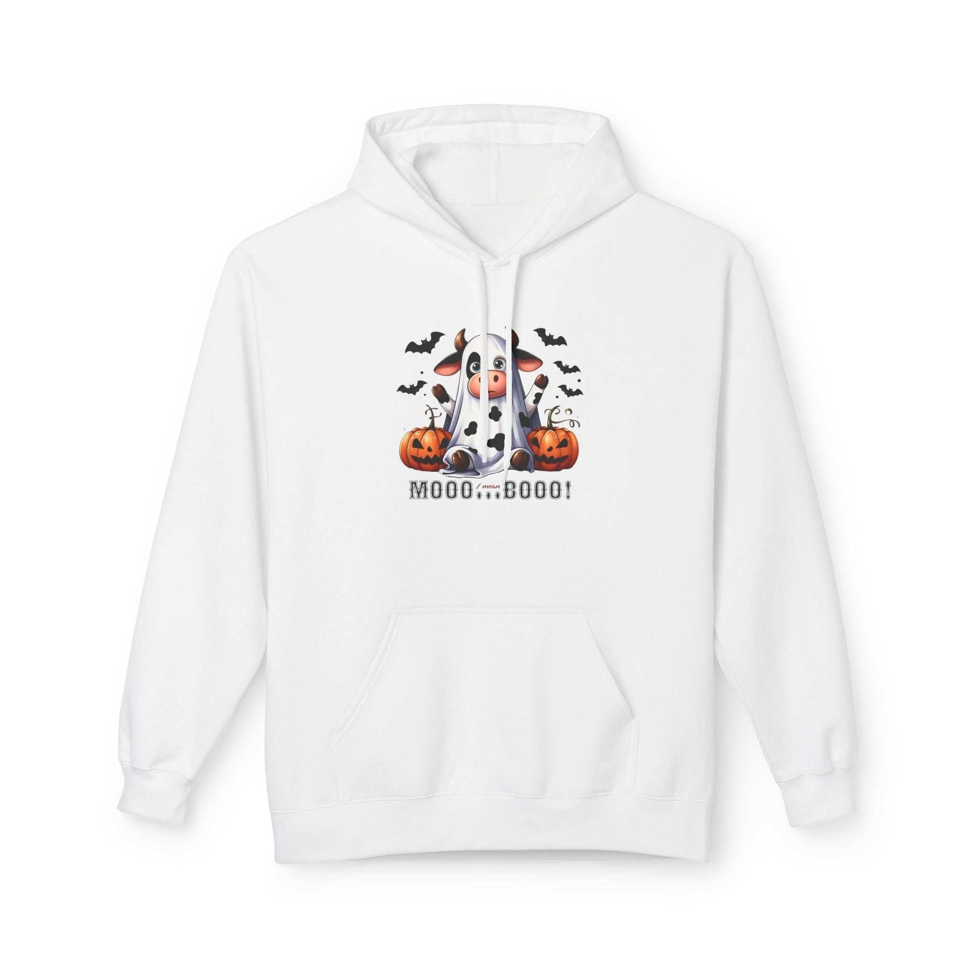 Mooo Cow Hoodie - Soft Fleece Unisex Sweatshirt - Purrfect Pet Haven