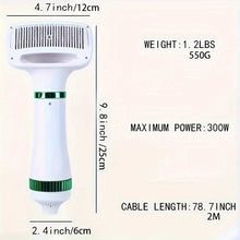 2-in-1 Portable Pet Hair Dryer And Grooming Brush For Dogs And Cats - Purrfect Pet Haven