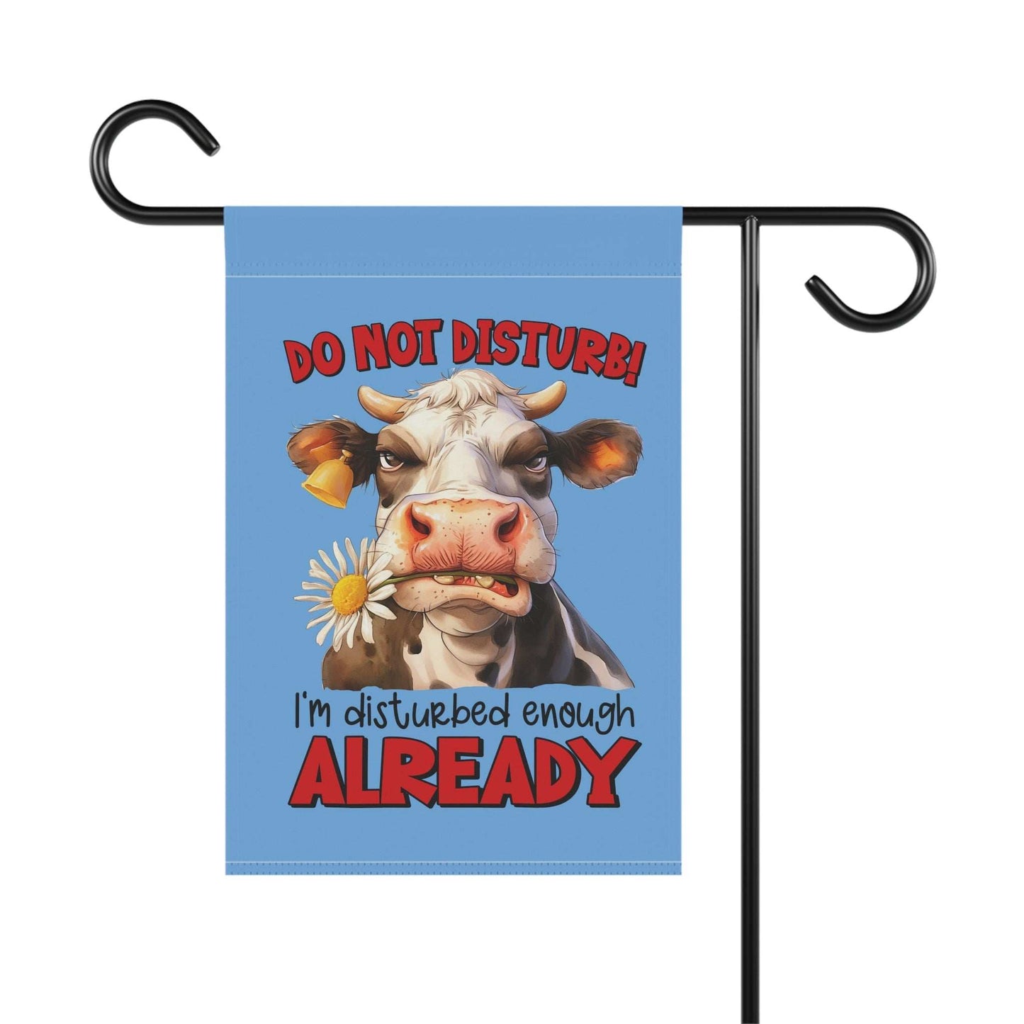 Funny Garden Banner - Do Not Disturb Cow Sign for Home & Yard Decor | Purrfect Pet Haven