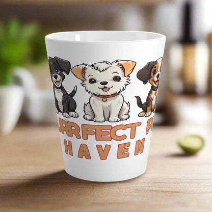 Purrfect Pet Haven Latte Mug - Adorable Dog-Themed Coffee Cup for Animal Lovers - Purrfect Pet Haven