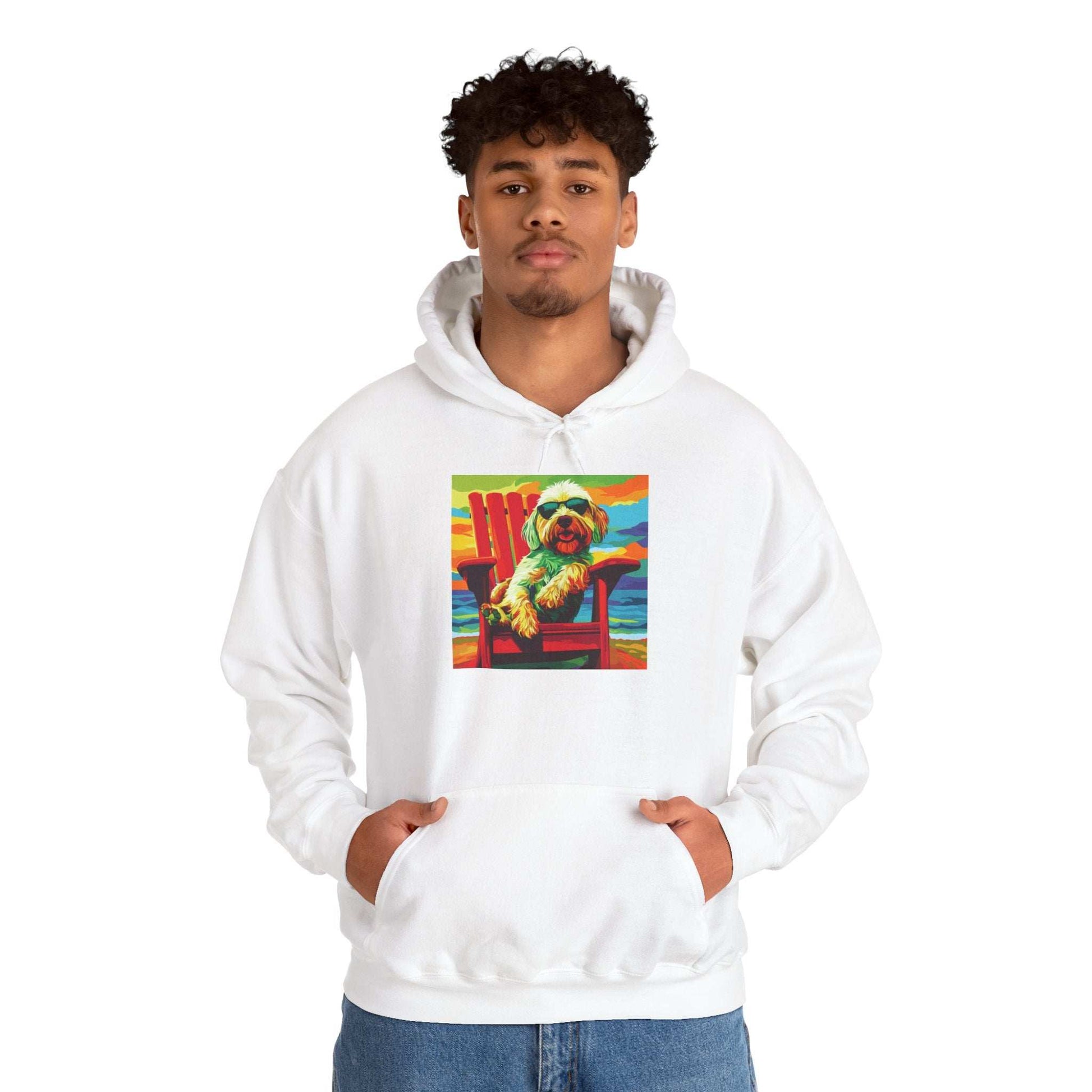 Colorful Goldendoodle Hoodie - Dog Lover Sweatshirt - Purrfect Pet Haven
