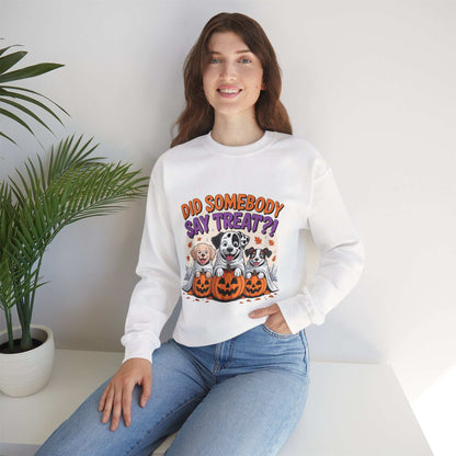 Halloween Dog Lover Crewneck - Cozy Spooky Season Pet Parent Sweatshirt - Purrfect Pet Haven