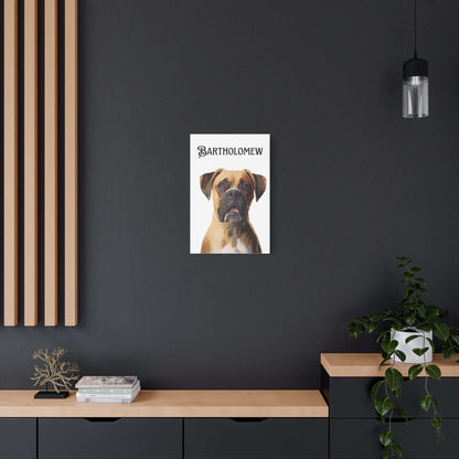 PAW-sonalized White Canvas Print | Upload Photo~Choose size - Purrfect Pet Haven