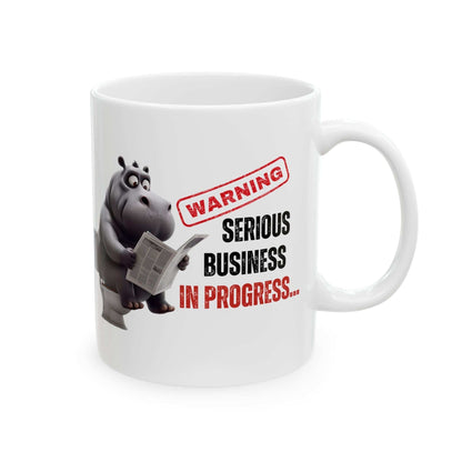 Funny Toilet Humor Ceramic Mug - 11oz & 15oz Coffee Cup for Adults | Purrfect Pet Haven