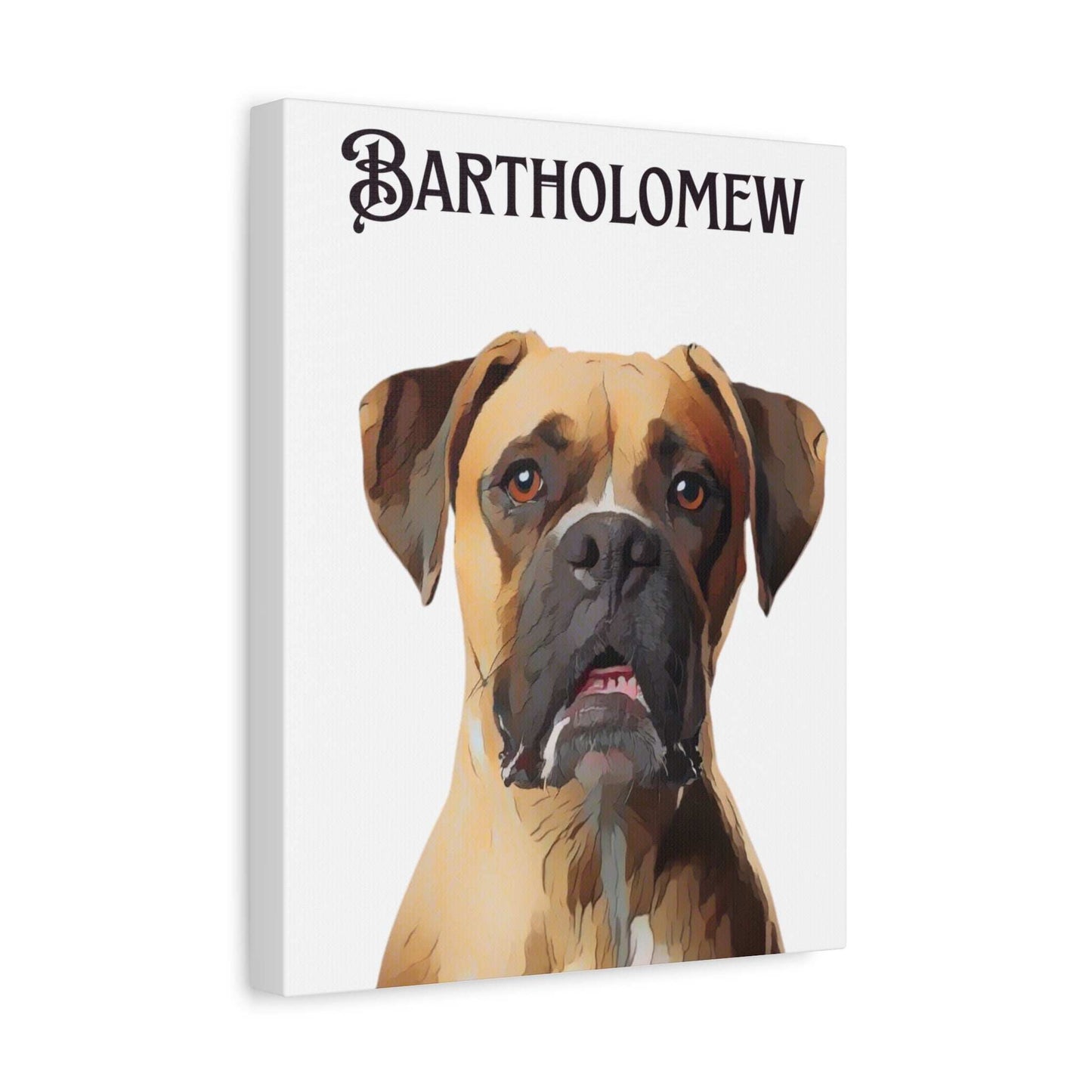 PAW-sonalized White Canvas Print | Upload Photo~Choose size - Purrfect Pet Haven