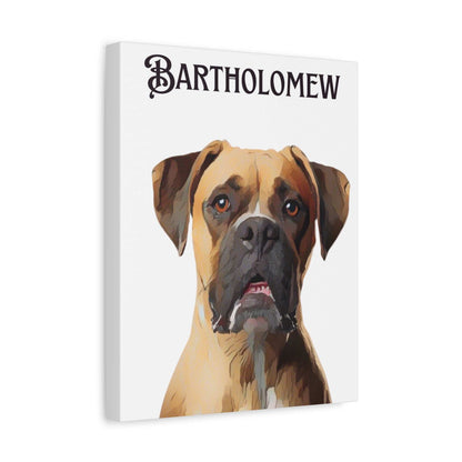 PAW-sonalized White Canvas Print | Upload Photo~Choose size - Purrfect Pet Haven