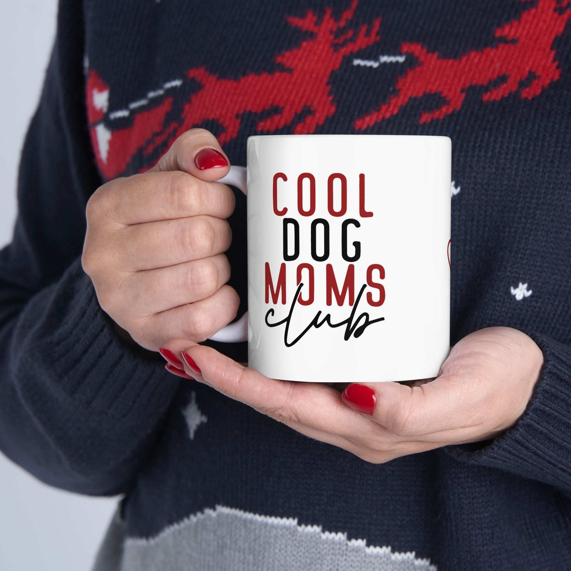 Cool Dog Mom Ceramic Mug - Perfect Gift for Dog Lovers - 11oz & 15oz Options - Purrfect Pet Haven