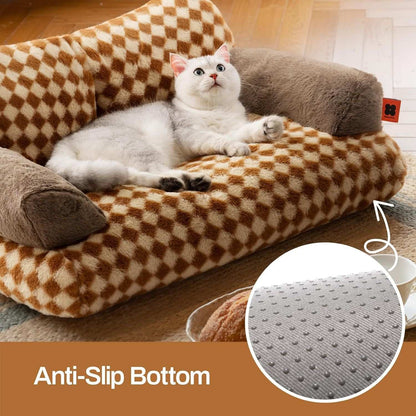 Washable Pet Bed - Fluffy Couch Small-Medium - Purrfect Pet Haven