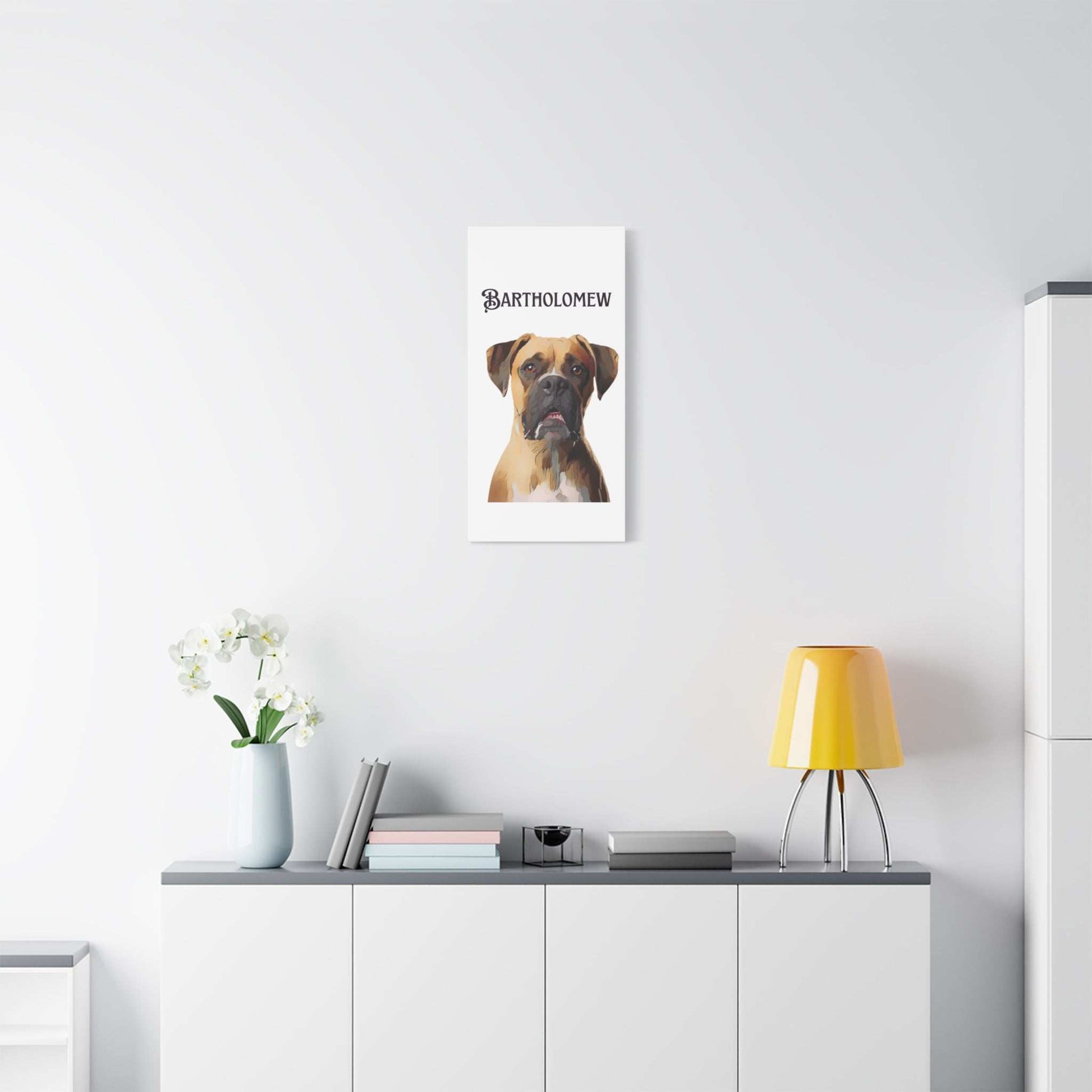 PAW-sonalized White Canvas Print | Upload Photo~Choose size - Purrfect Pet Haven