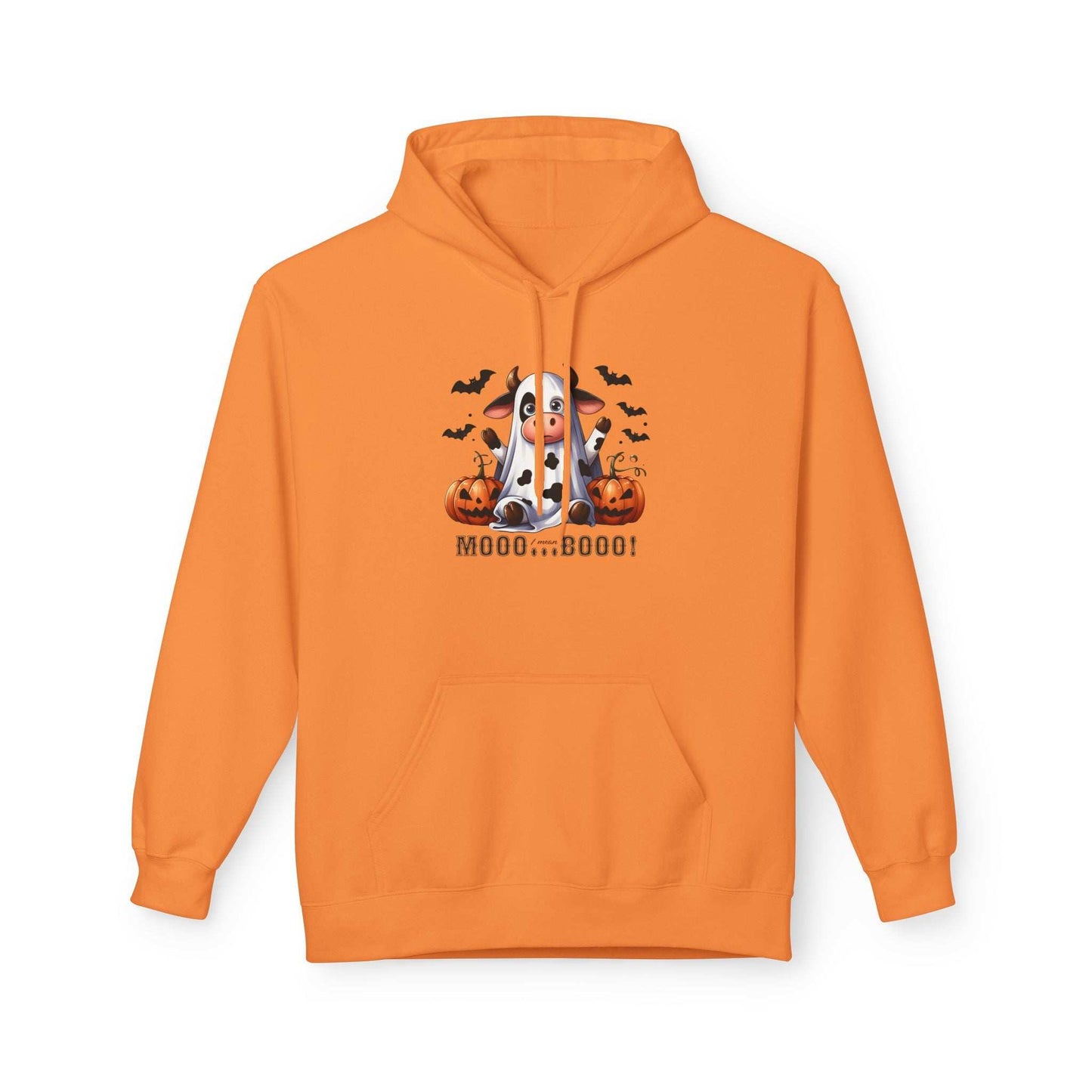 Mooo Cow Hoodie - Soft Fleece Unisex Sweatshirt - Purrfect Pet Haven