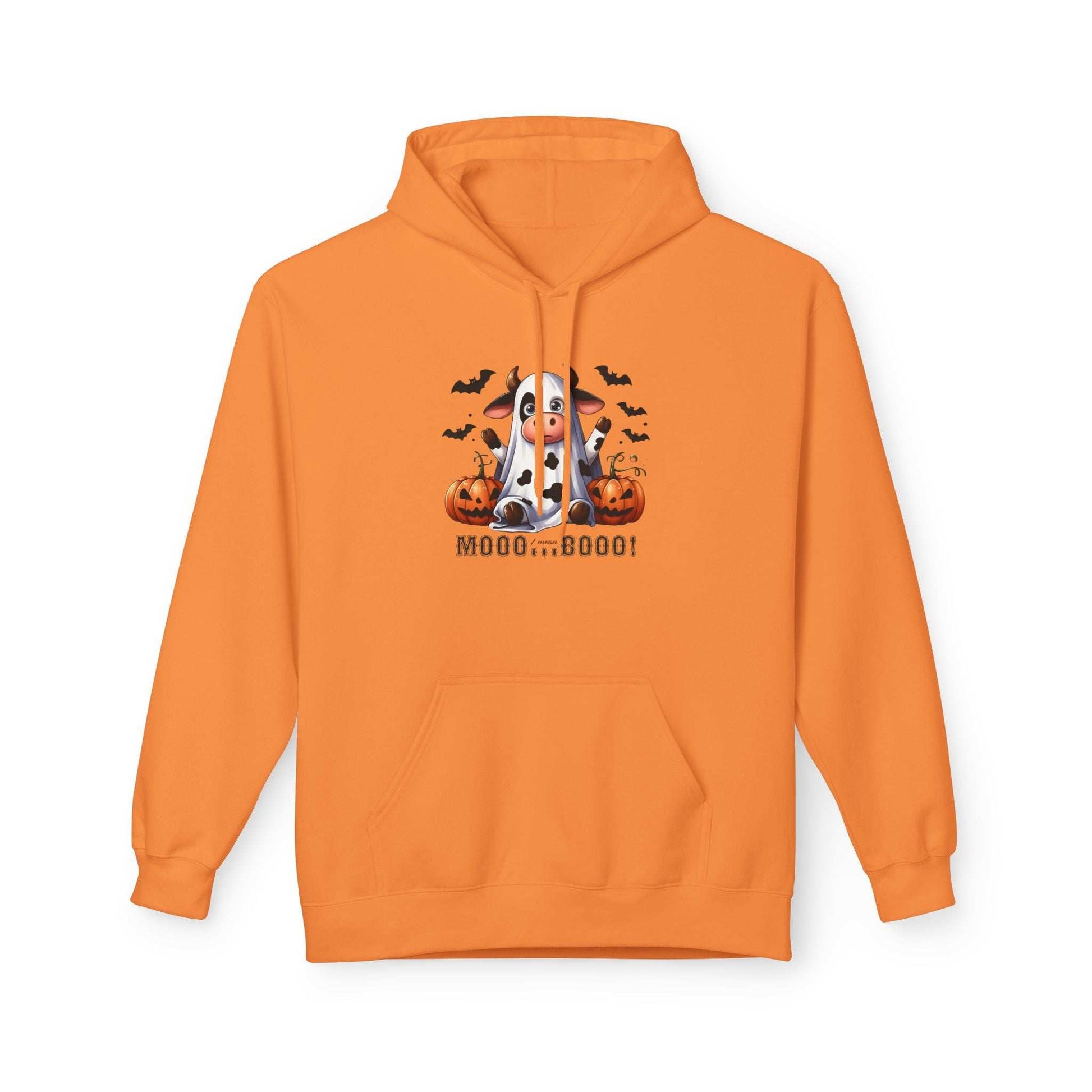 Mooo Cow Hoodie - Soft Fleece Unisex Sweatshirt - Purrfect Pet Haven