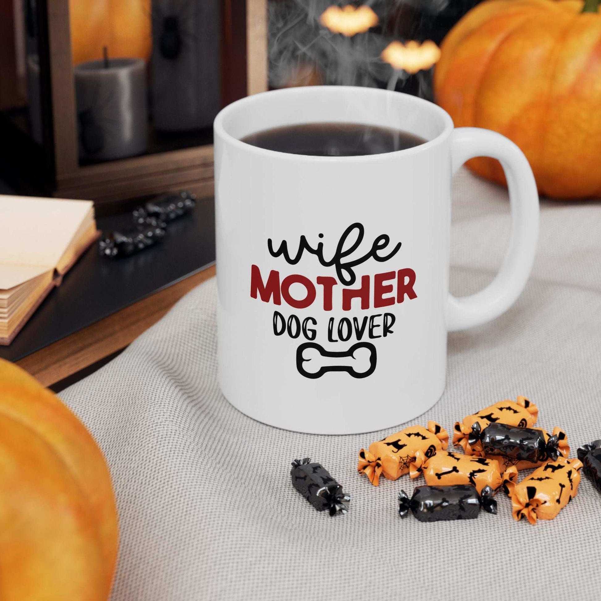 Wife Mother Dog Lover - Ceramic Mug - Purrfect Pet Haven