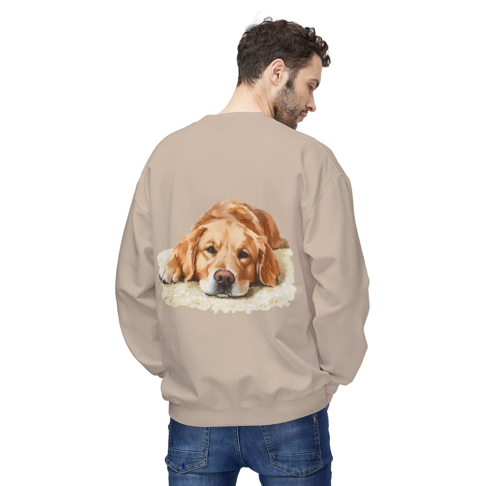 Cozy Golden Retriever Sweatshirt - Naptime Ahead Cloud - Purrfect Pet Haven