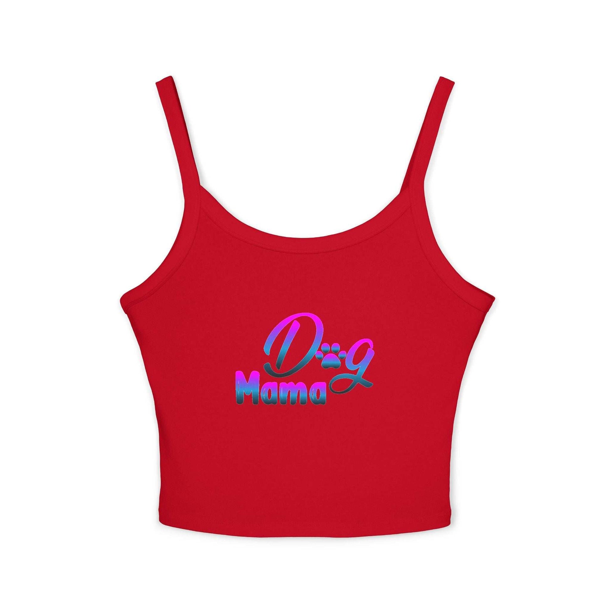 Dog Mama - Spaghetti Strap Tank Top - Purrfect Pet Haven