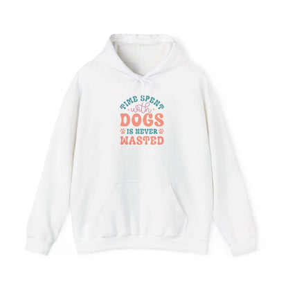 Time Spent with Dogs Hoodie - Perfect for Dog Lovers | Purrfect Pet Haven