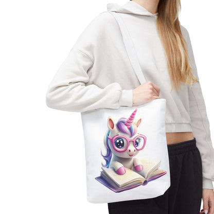Cute Unicorn Reading Tote Bag - Perfect for Book Lovers | Purrfect Pet Haven