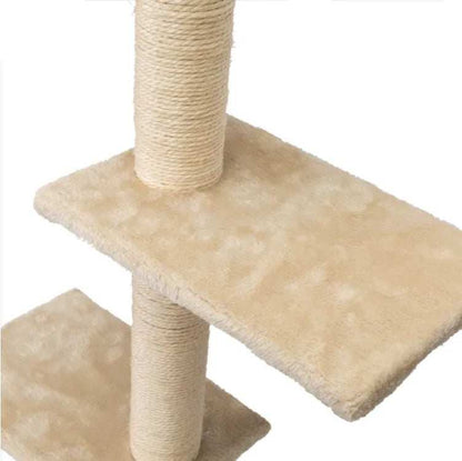 5 Pcs Wall Mounted Cat Climber Set  Floating Cat Shelves And Perches  Cat Activity Tree With Scratching Posts  Modern Cat Furniture - Purrfect Pet Haven