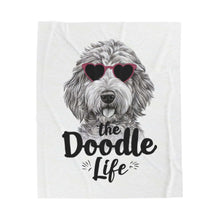 Doodle Life Plush Blanket - Cozy Goldendoodle Lover Gift - Purrfect Pet Haven
